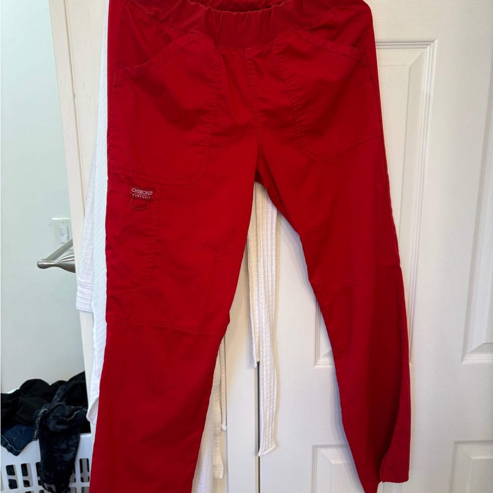 Cherokee Red Scrub Pants